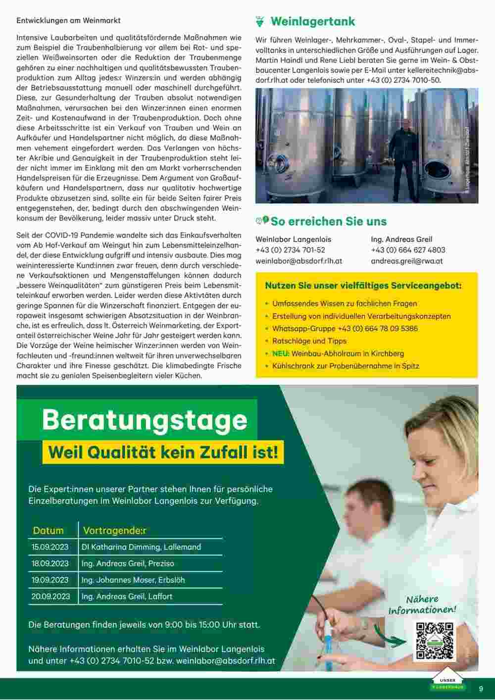 Lagerhaus Graz Land Flugblatt (ab 12.09.2023) - Angebote und Prospekt - Seite 9