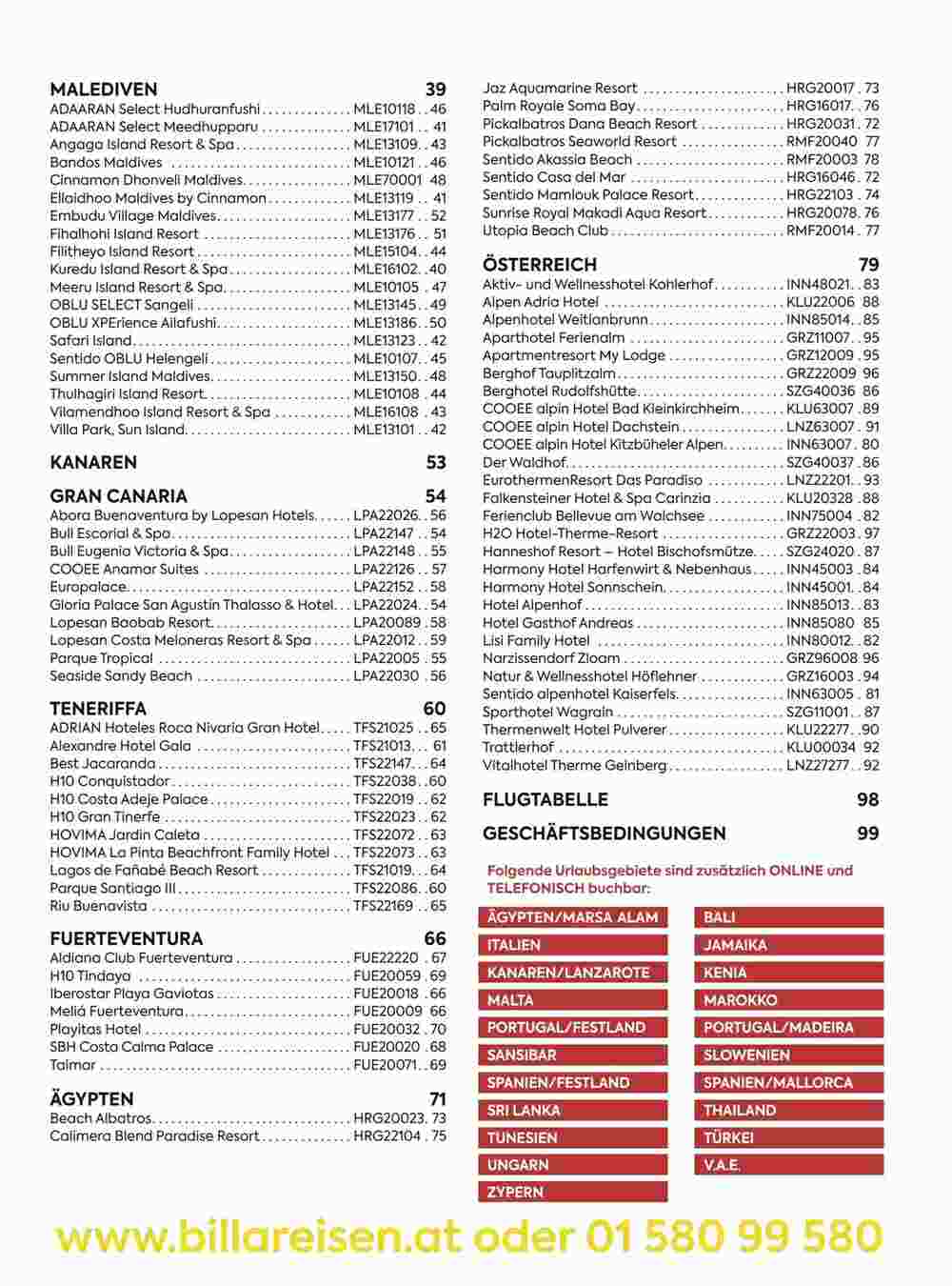 Billa Reisen Flugblatt (ab 13.09.2023) - Angebote und Prospekt - Seite 5