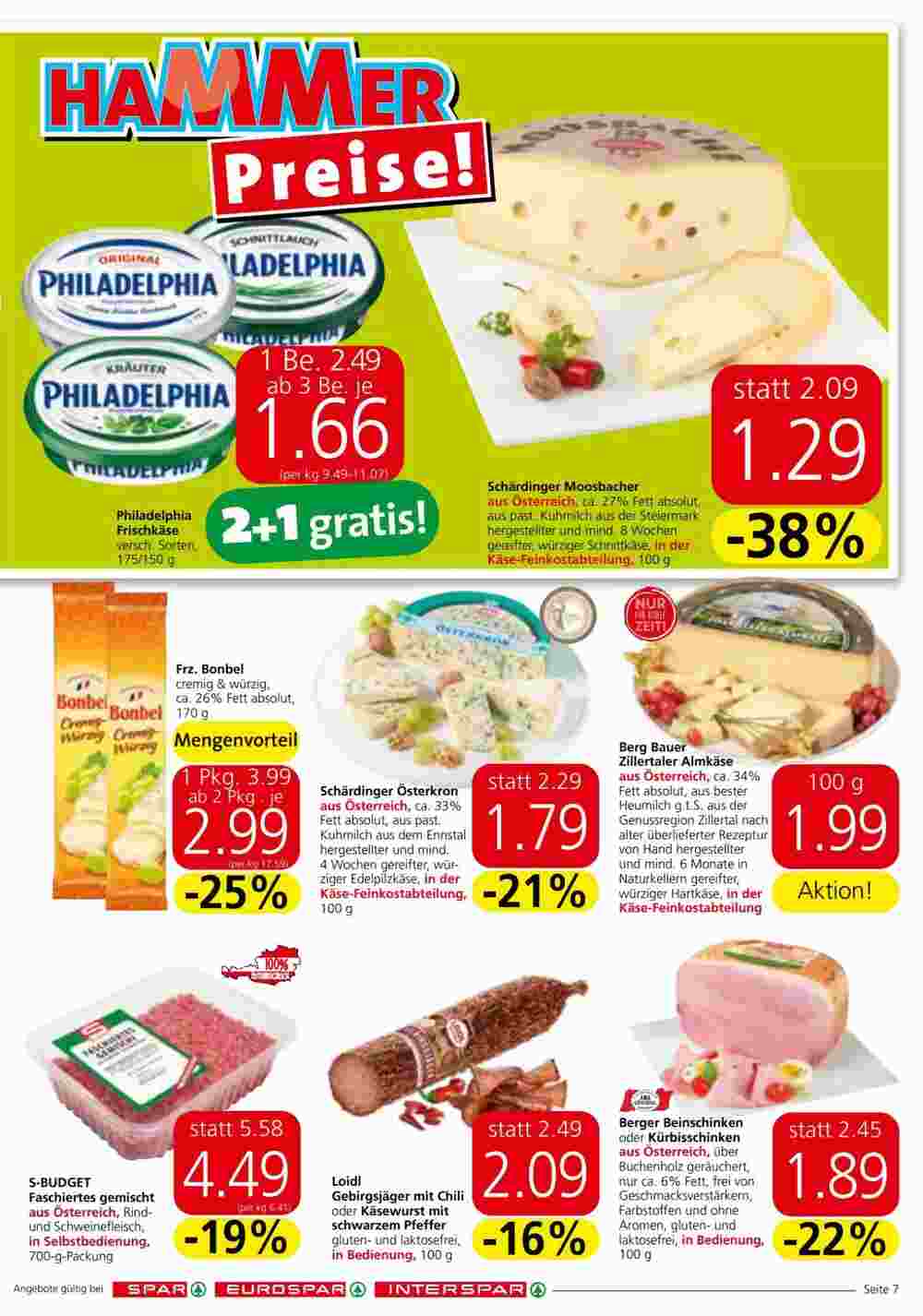 Eurospar Flugblatt (ab 13.09.2023) - Angebote und Prospekt - Seite 7