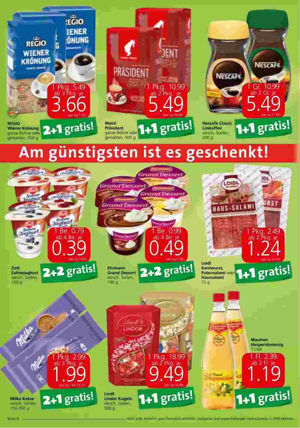 Eurospar Flugblatt (ab 13.09.2023) - Angebote und Prospekt - Seite 8