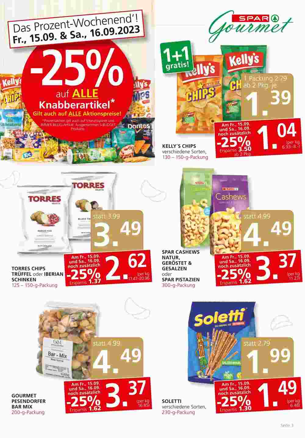 SPAR Gourmet Flugblatt (ab 14.09.2023) - Angebote und Prospekt - Seite 3