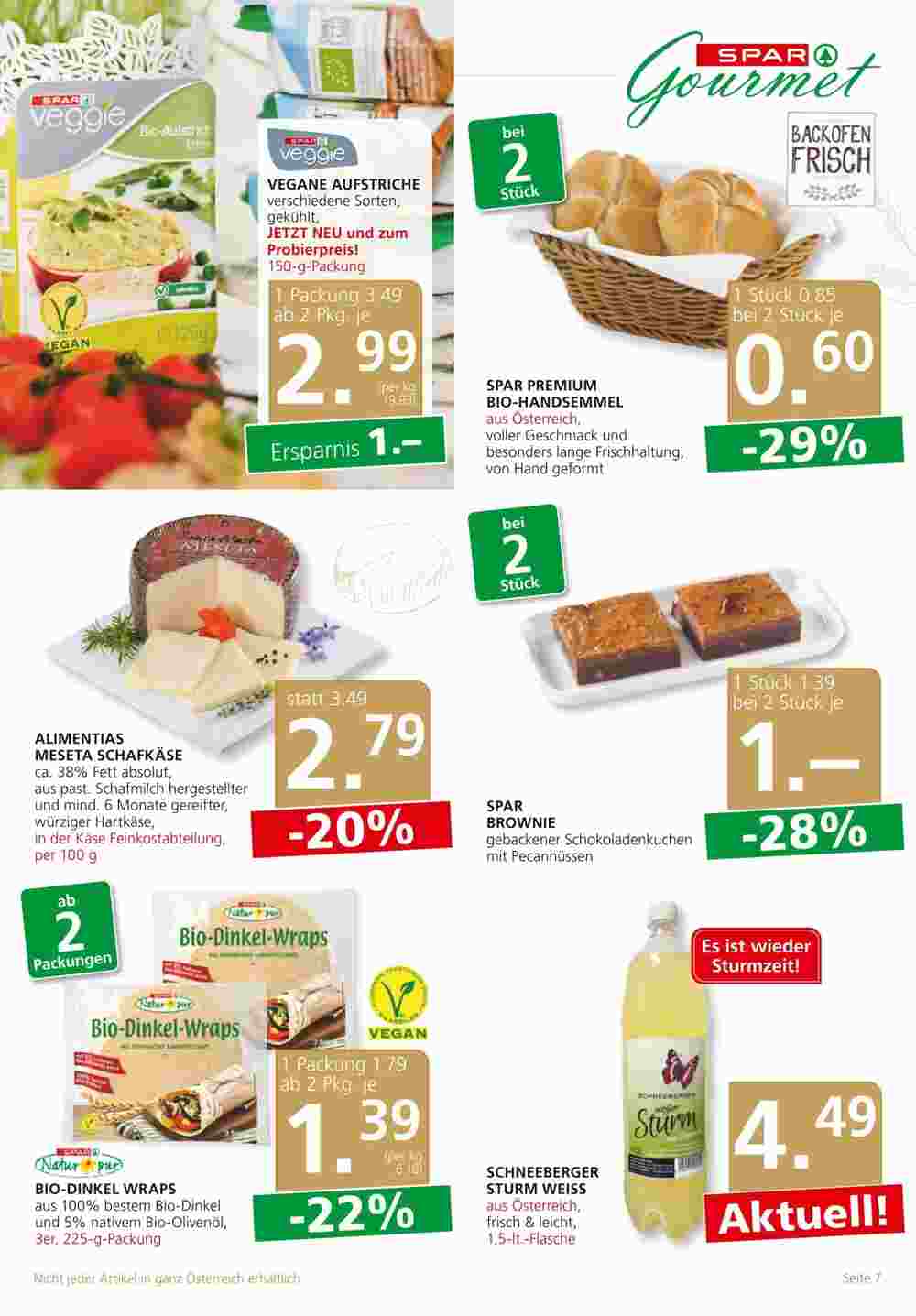 SPAR Gourmet Flugblatt (ab 14.09.2023) - Angebote und Prospekt - Seite 7