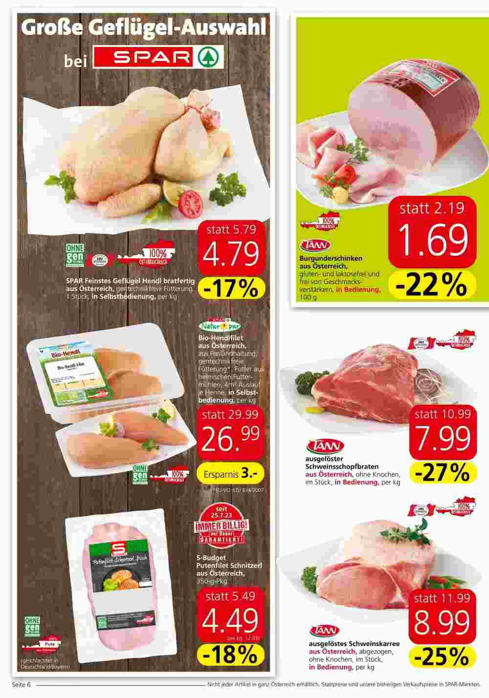 Spar Flugblatt (ab 14.09.2023) - Angebote und Prospekt - Seite 6