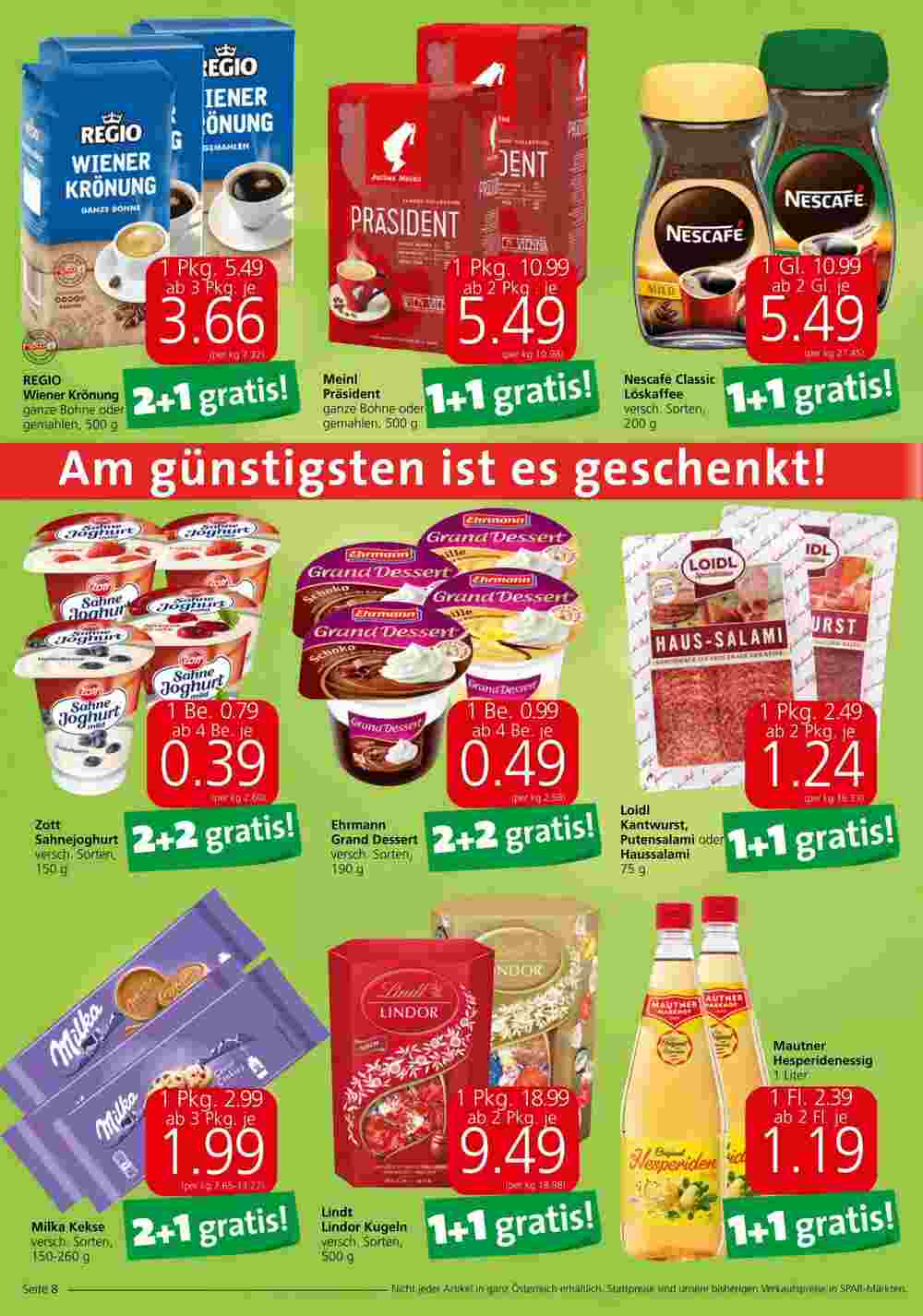 Spar Flugblatt (ab 14.09.2023) - Angebote und Prospekt - Seite 8