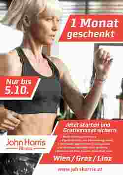 John Harris Fitness Flugblatt (ab 15.09.2023) - Angebote und Prospekt