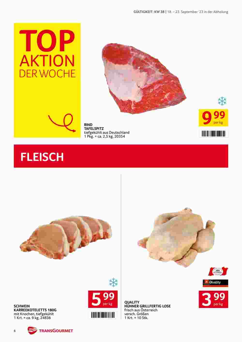 Transgourmet Flugblatt (ab 17.09.2023) - Angebote und Prospekt - Seite 6