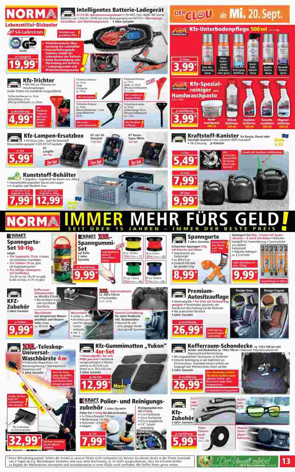 Norma Flugblatt (ab 17.09.2023) - Angebote und Prospekt - Seite 13