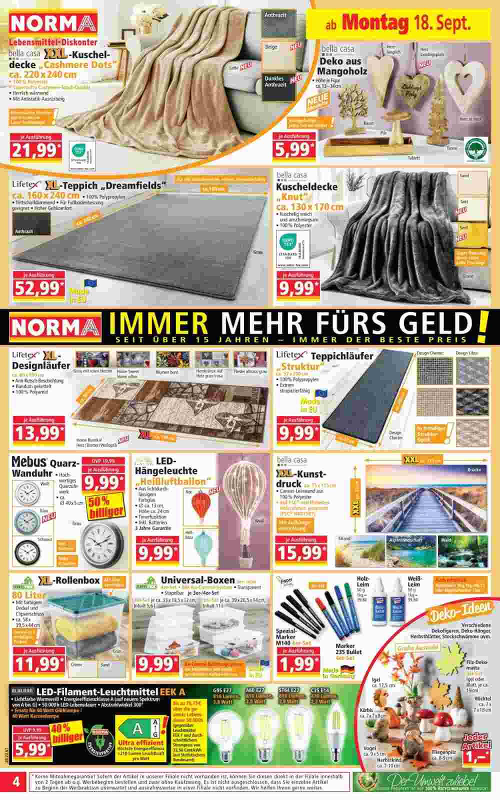 Norma Flugblatt (ab 17.09.2023) - Angebote und Prospekt - Seite 4