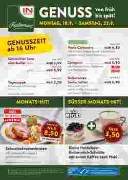 Interspar Restaurant Flugblatt (ab 17.09.2023) - Angebote und Prospekt