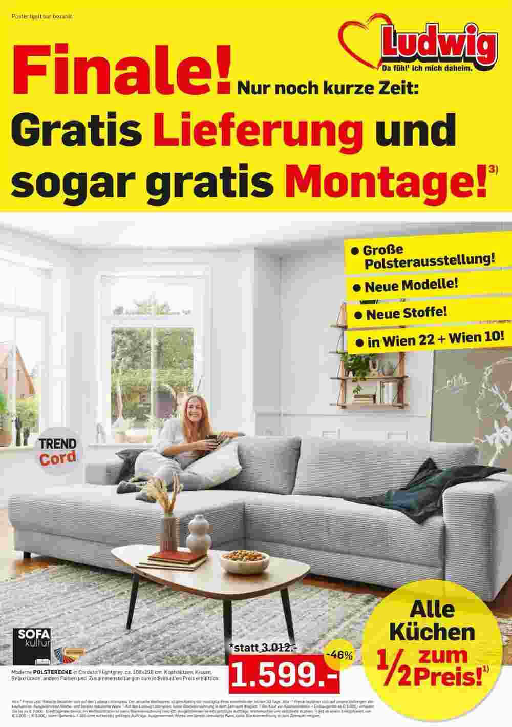 Möbel Ludwig Flugblatt (ab 18.09.2023) - Angebote und Prospekt - Seite 1