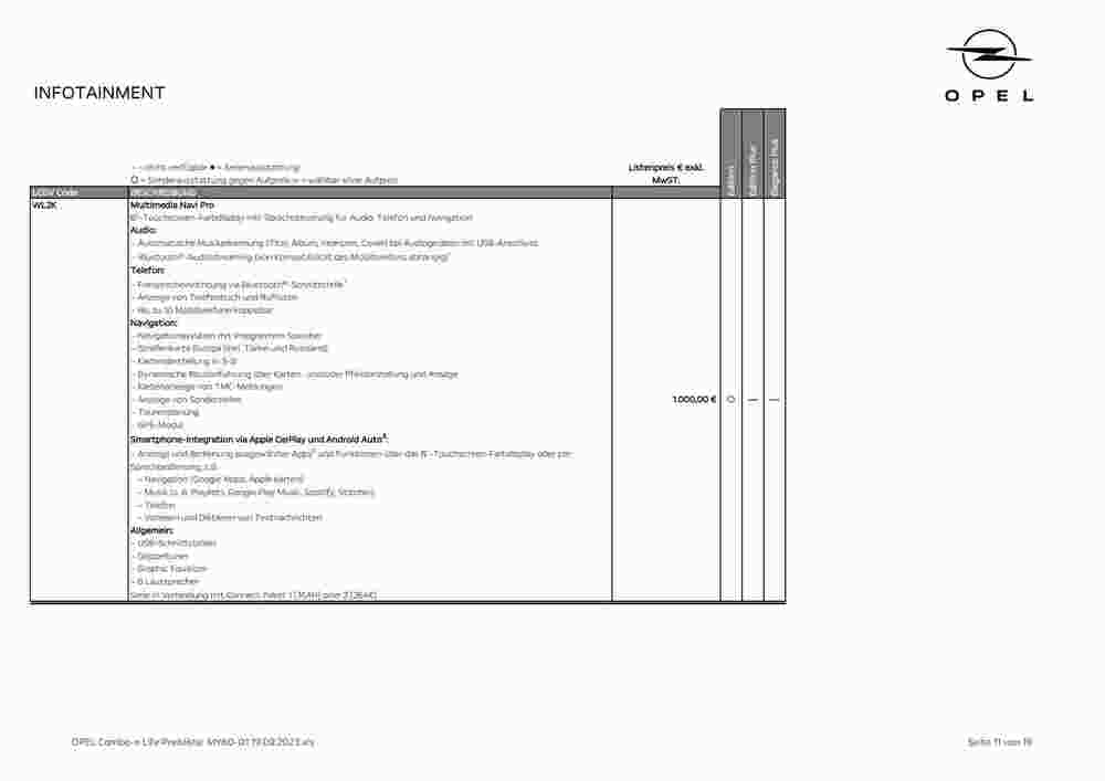 Opel Flugblatt (ab 19.09.2023) - Angebote und Prospekt - Seite 11
