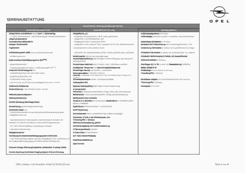 Opel Flugblatt (ab 19.09.2023) - Angebote und Prospekt - Seite 3