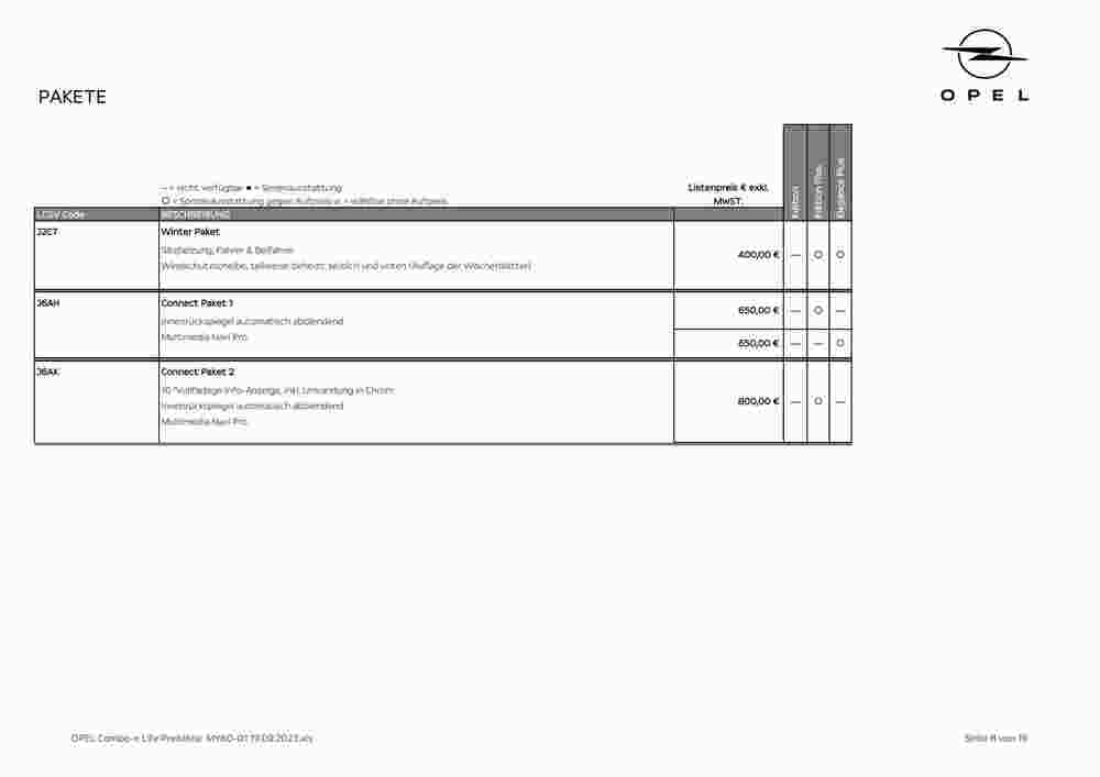 Opel Flugblatt (ab 19.09.2023) - Angebote und Prospekt - Seite 8