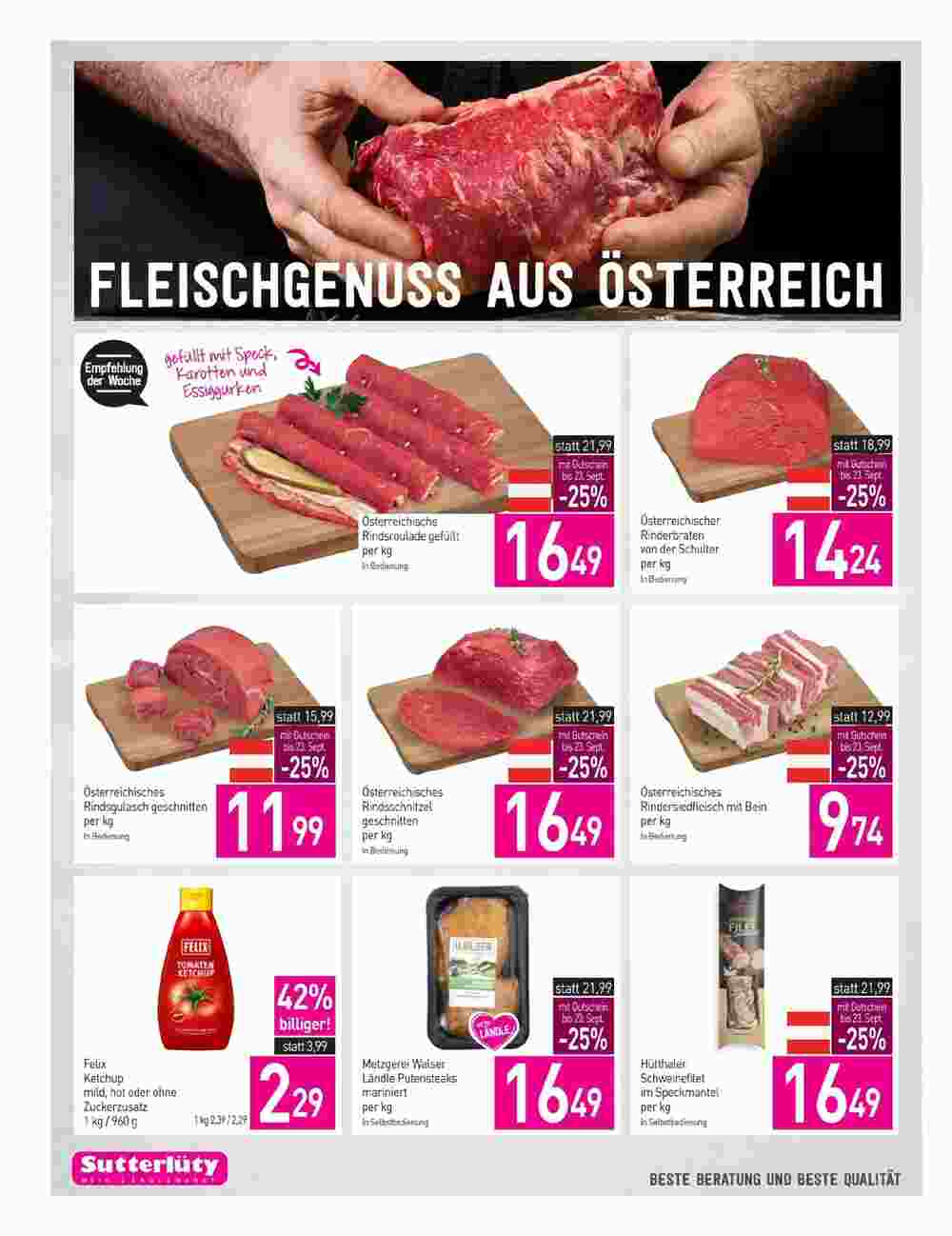 Sutterlüty Flugblatt (ab 21.09.2023) - Angebote und Prospekt - Seite 6