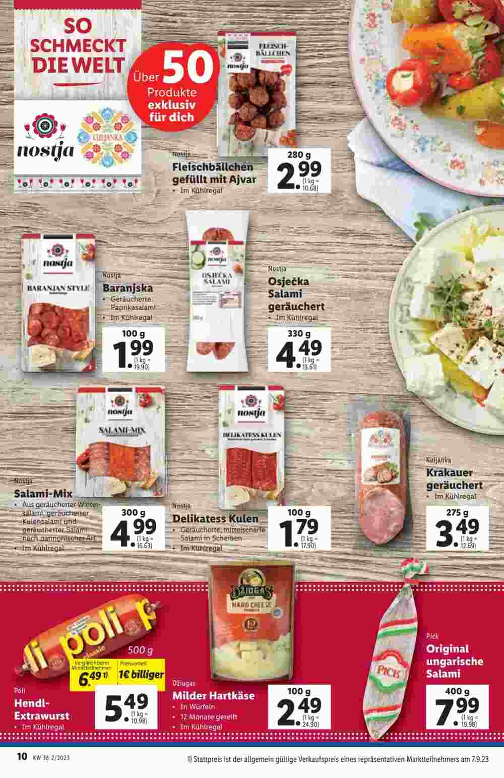 Lidl Flugblatt (ab 21.09.2023) - Angebote und Prospekt - Seite 10