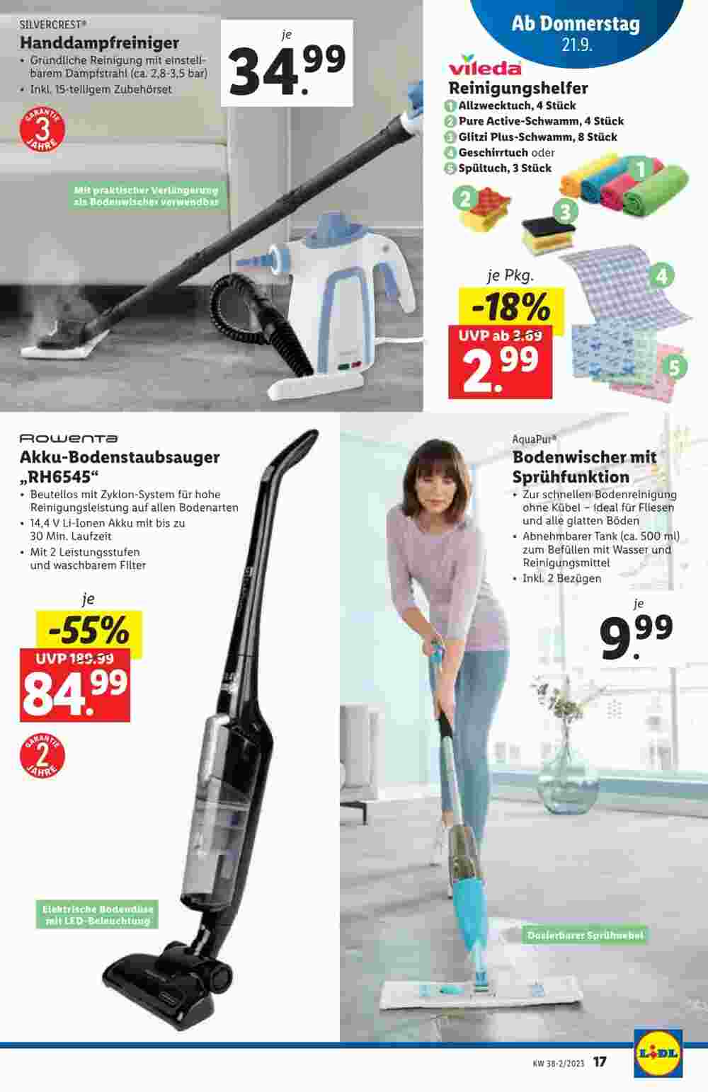 Lidl Flugblatt (ab 21.09.2023) - Angebote und Prospekt - Seite 17