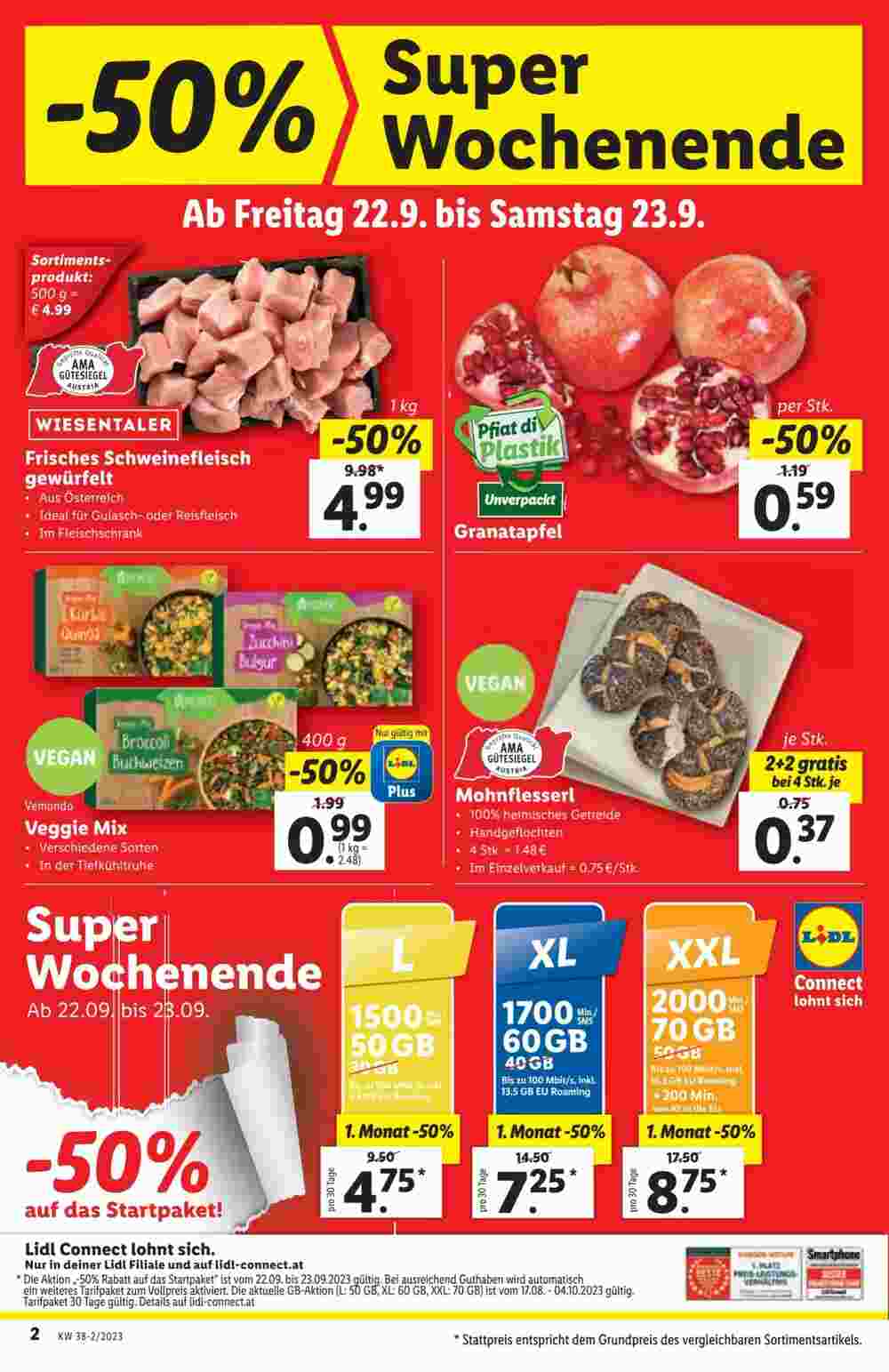 Lidl Flugblatt (ab 21.09.2023) - Angebote und Prospekt - Seite 2