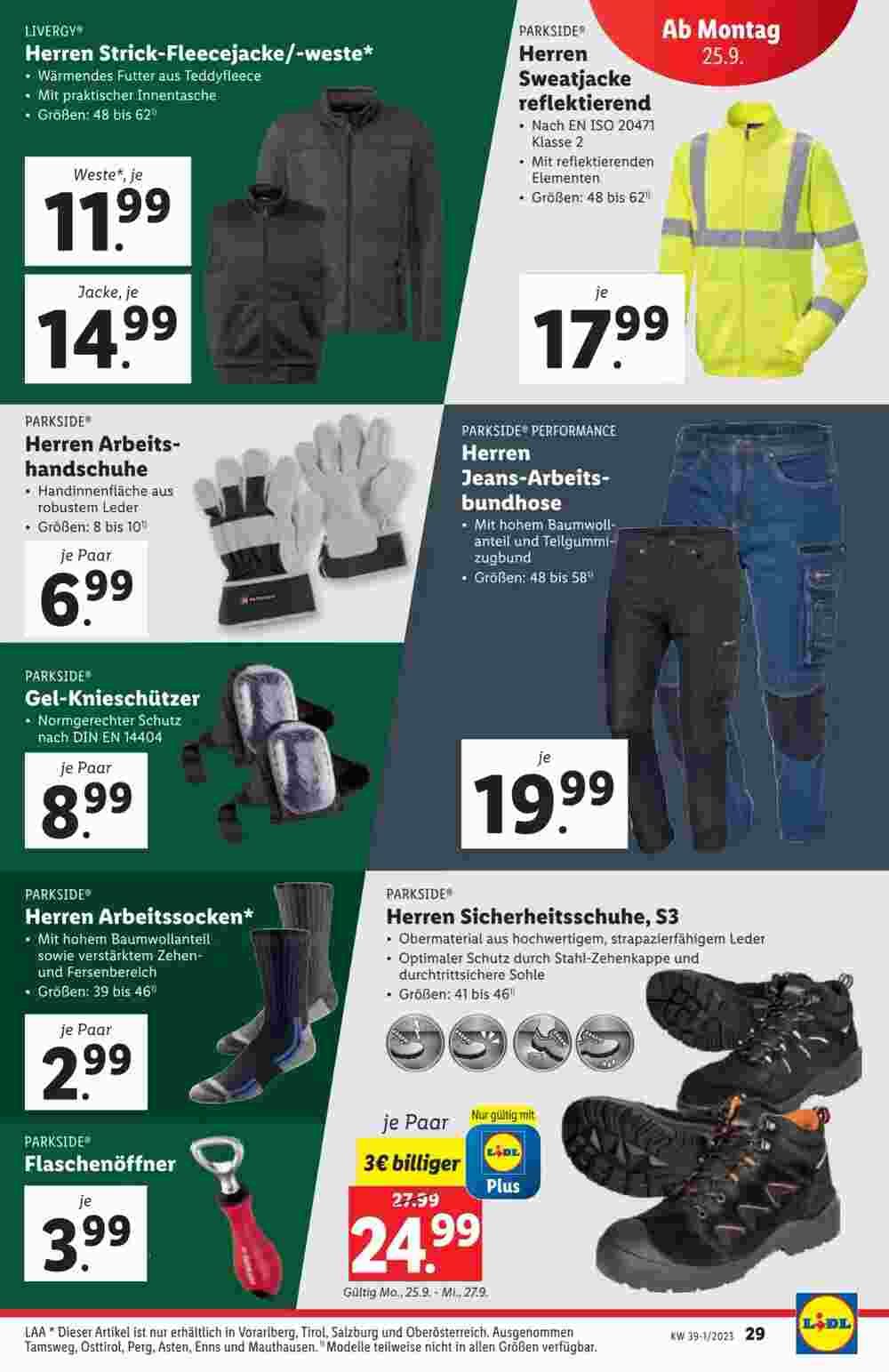 Lidl Flugblatt (ab 21.09.2023) - Angebote und Prospekt - Seite 31