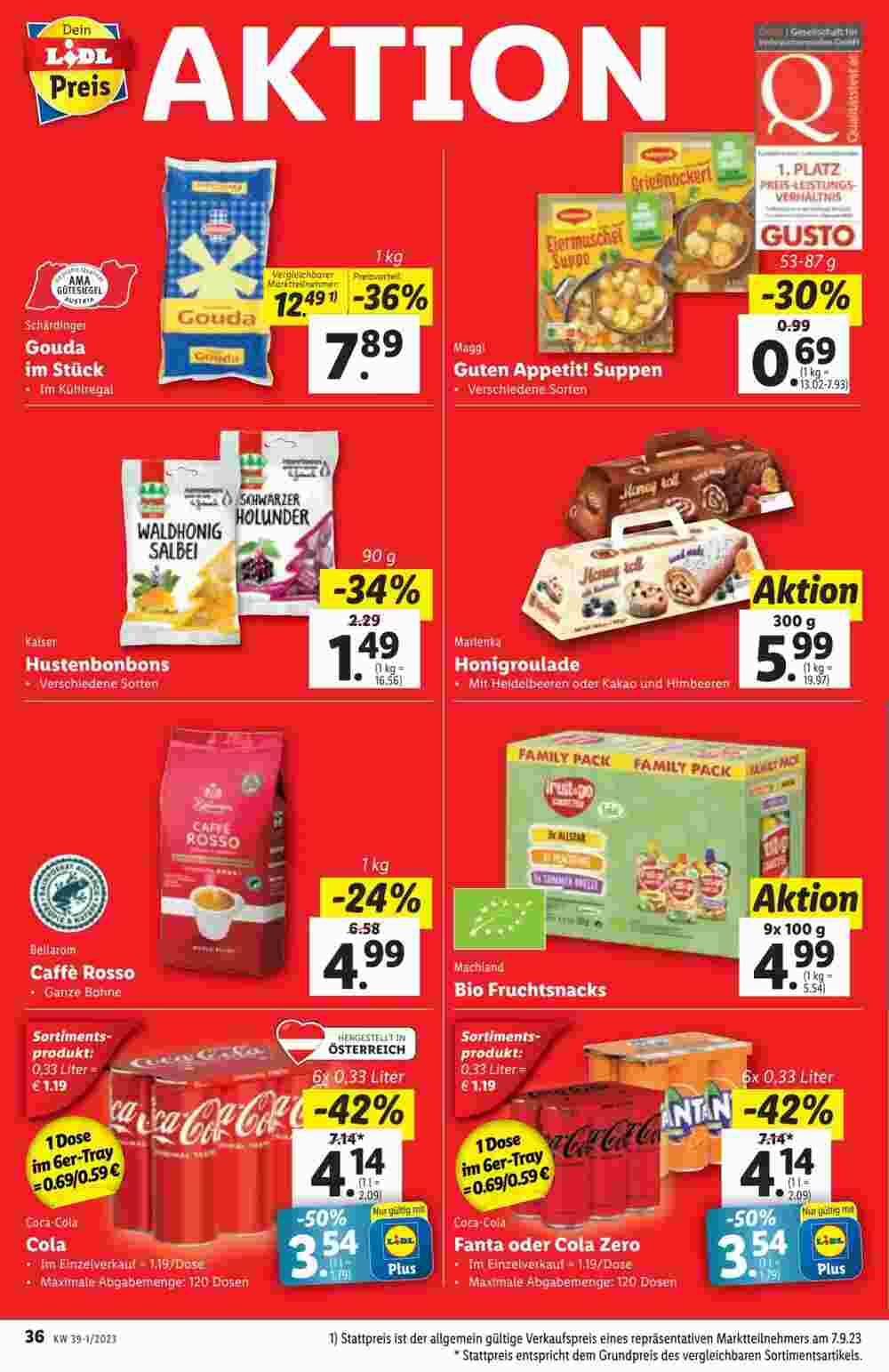 Lidl Flugblatt (ab 21.09.2023) - Angebote und Prospekt - Seite 38