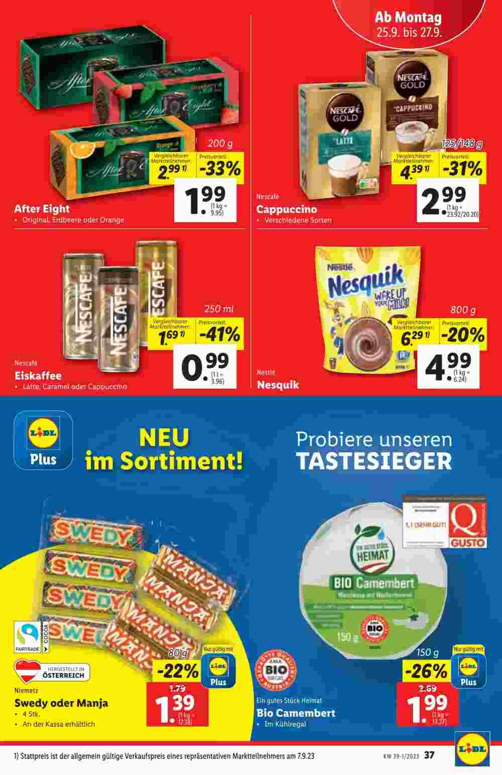 Lidl Flugblatt (ab 21.09.2023) - Angebote und Prospekt - Seite 39