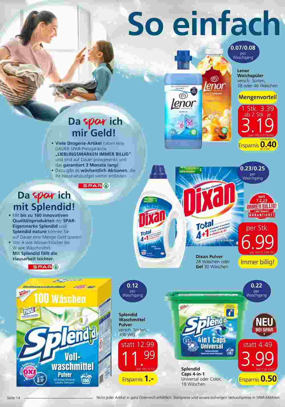 Spar Flugblatt (ab 21.09.2023) - Angebote und Prospekt - Seite 14