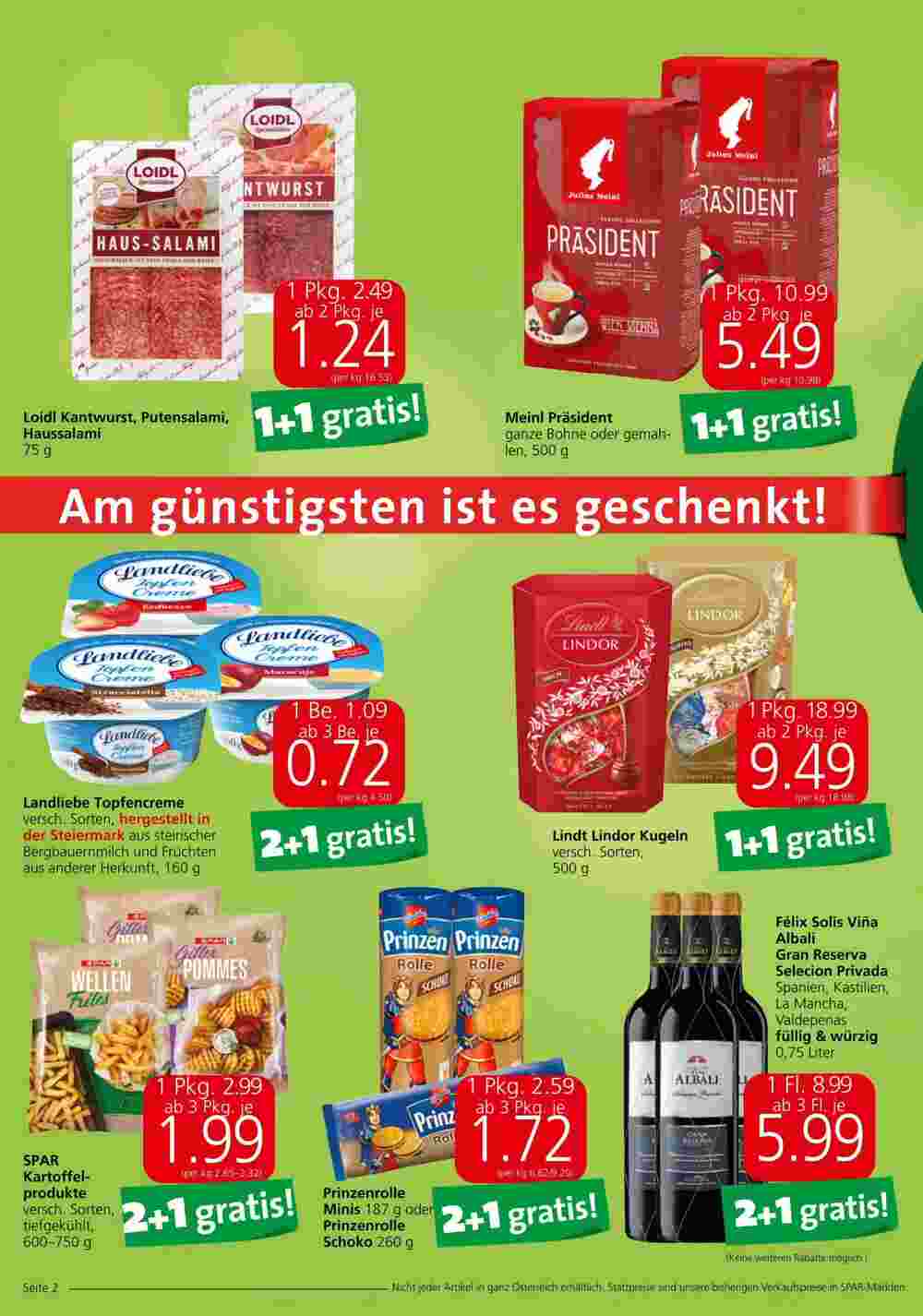 Spar Flugblatt (ab 21.09.2023) - Angebote und Prospekt - Seite 2