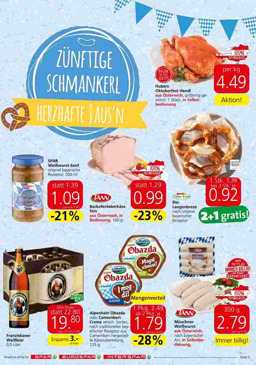 Spar Flugblatt (ab 21.09.2023) - Angebote und Prospekt - Seite 5