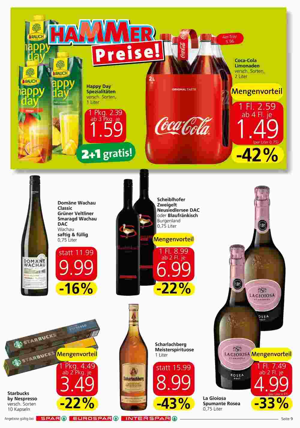 Spar Flugblatt (ab 21.09.2023) - Angebote und Prospekt - Seite 9