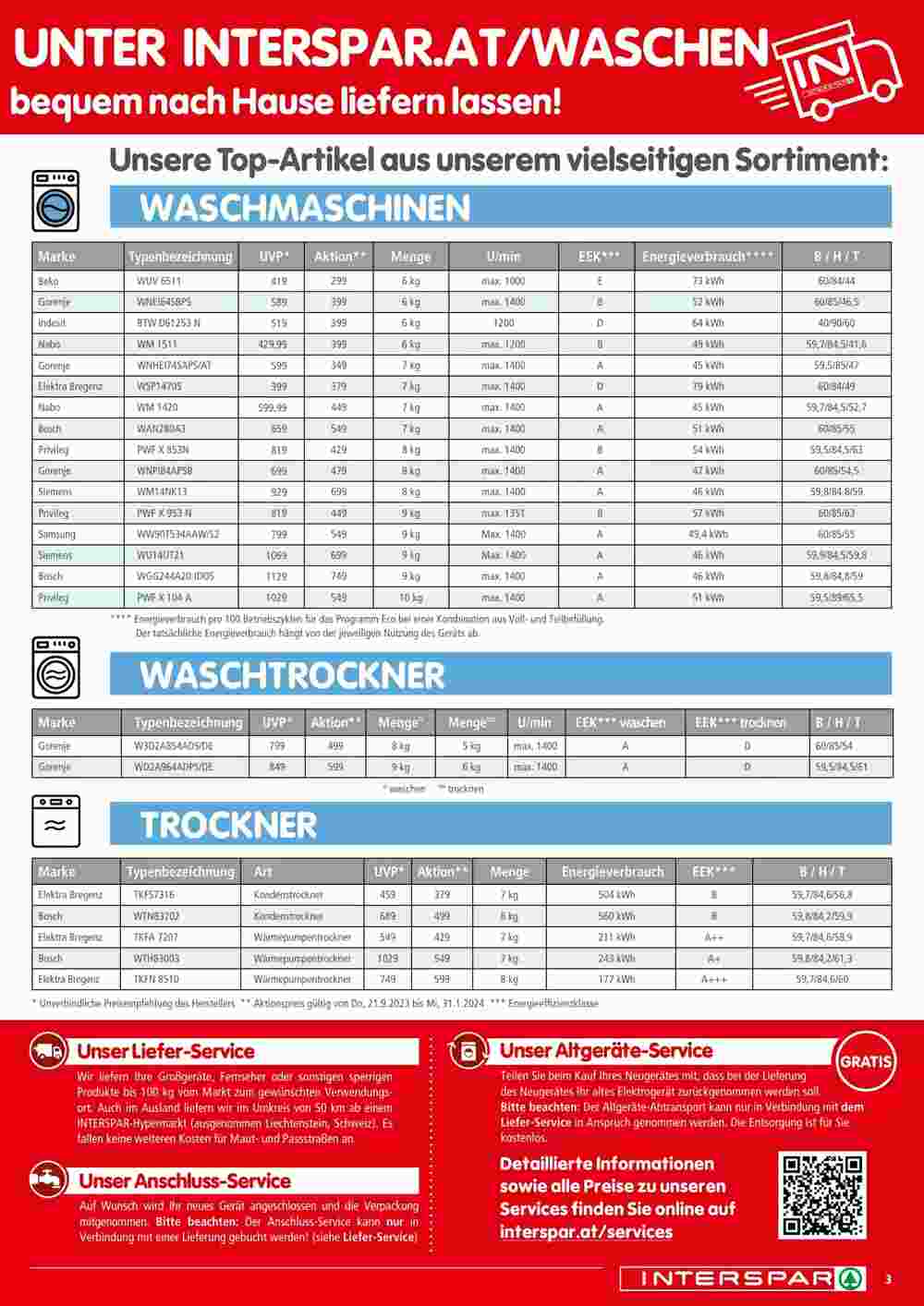 Interspar Flugblatt (ab 21.09.2023) - Angebote und Prospekt - Seite 3