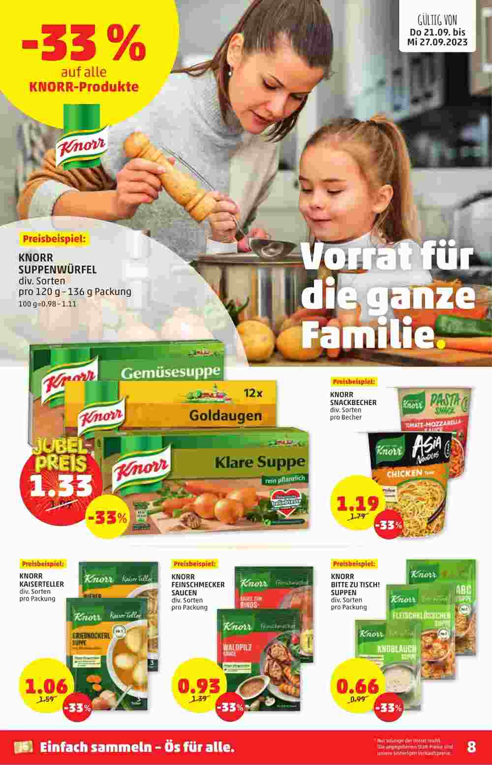 PENNY Flugblatt (ab 21.09.2023) - Angebote und Prospekt - Seite 8