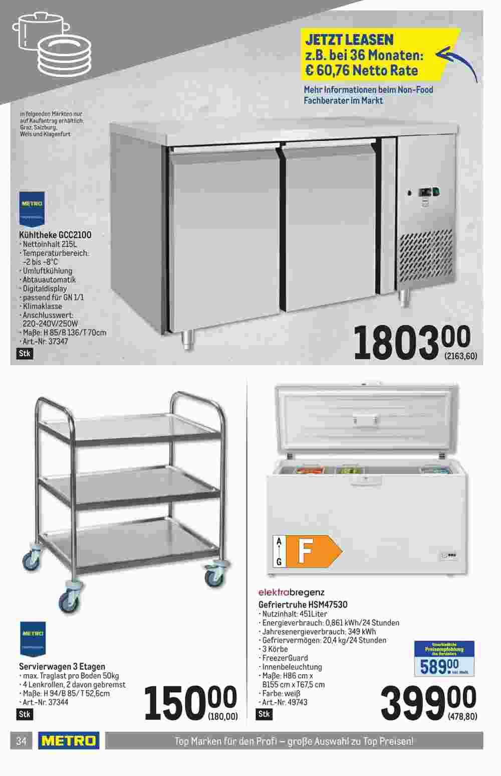 Metro Flugblatt (ab 21.09.2023) - Angebote und Prospekt - Seite 34