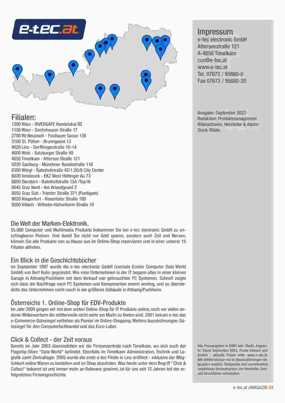 e-tec Flugblatt (ab 22.09.2023) - Angebote und Prospekt - Seite 24