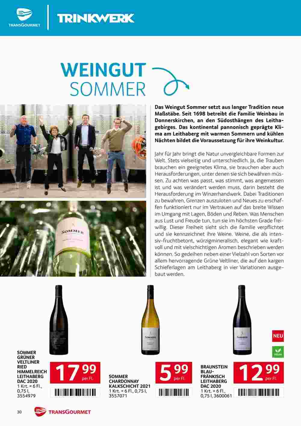 Transgourmet Flugblatt (ab 24.09.2023) - Angebote und Prospekt - Seite 30