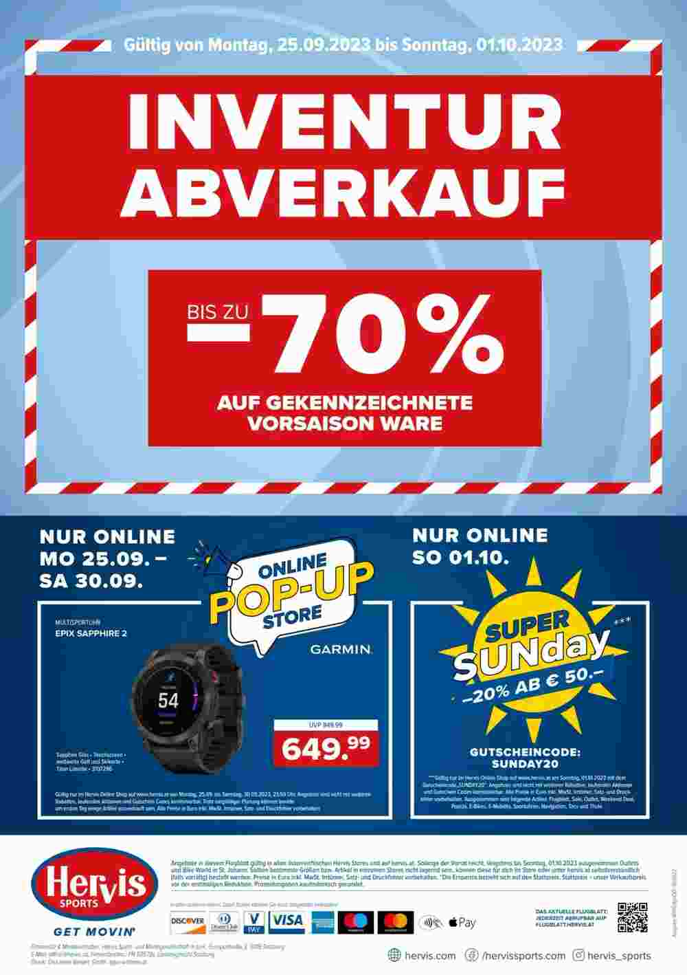 Hervis Flugblatt (ab 24.09.2023) - Angebote und Prospekt - Seite 10