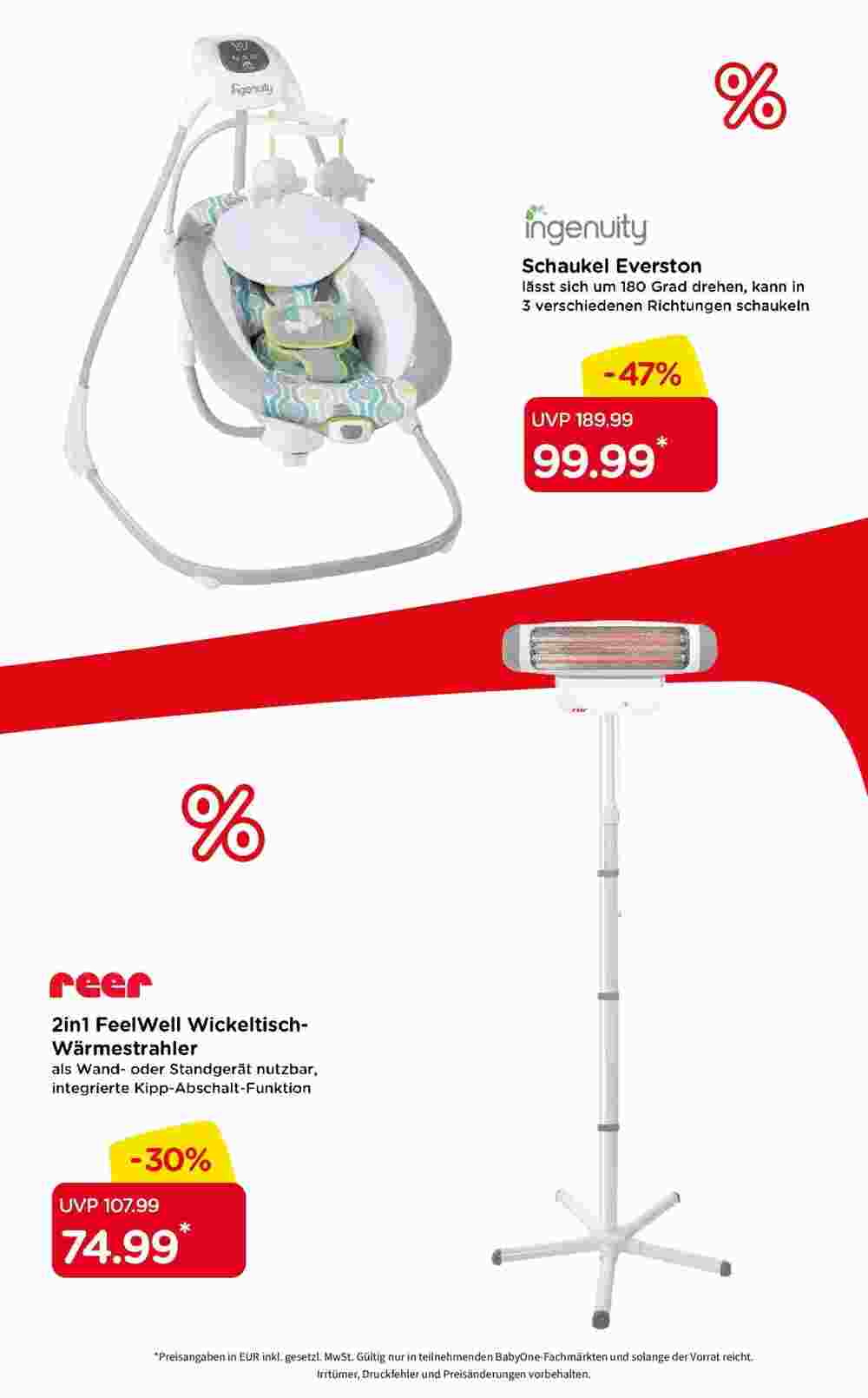 BabyOne Flugblatt (ab 24.09.2023) - Angebote und Prospekt - Seite 3