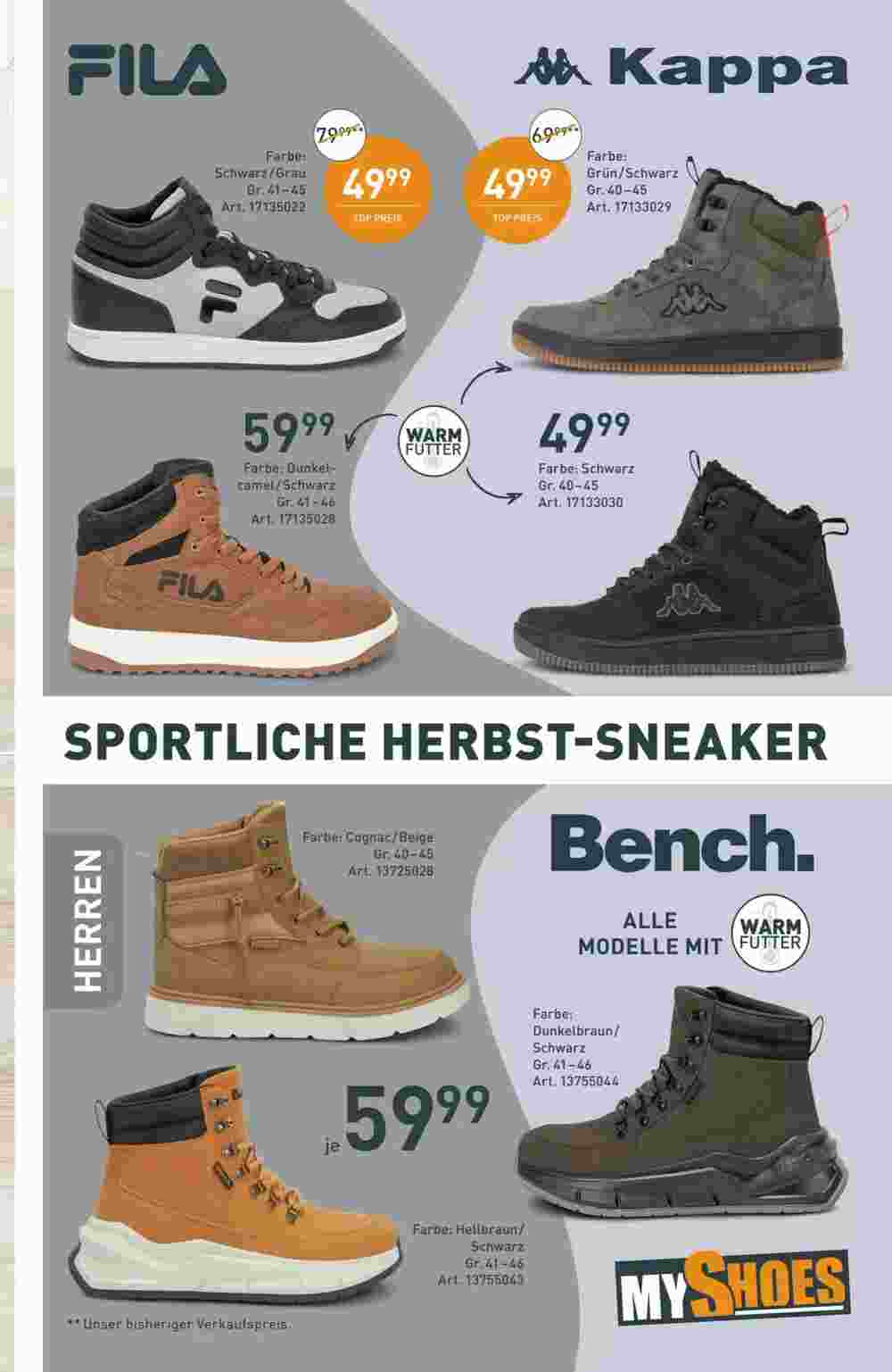 MyShoes Flugblatt (ab 26.09.2023) - Angebote und Prospekt - Seite 7