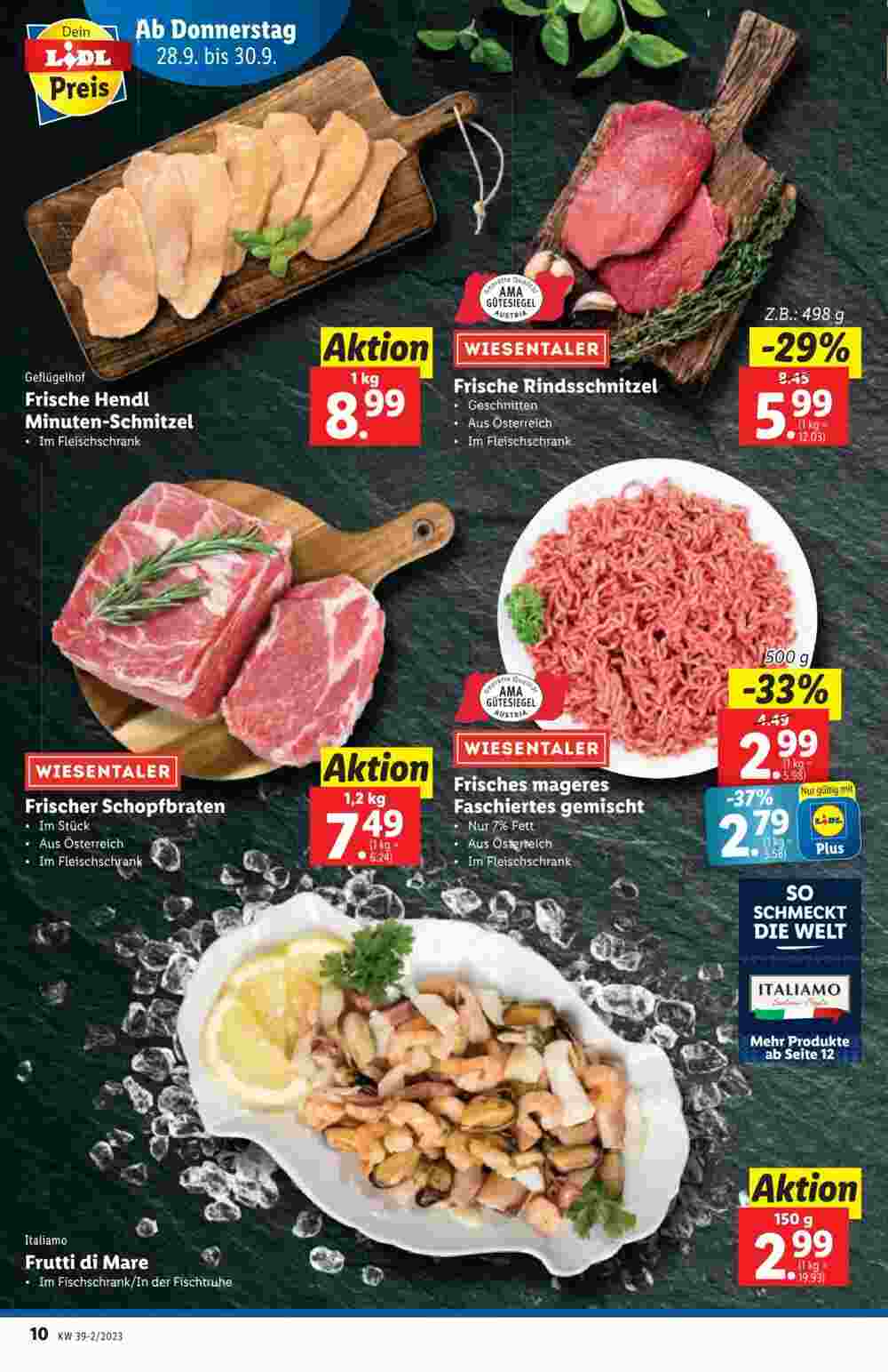 Lidl Flugblatt (ab 27.09.2023) - Angebote und Prospekt - Seite 10