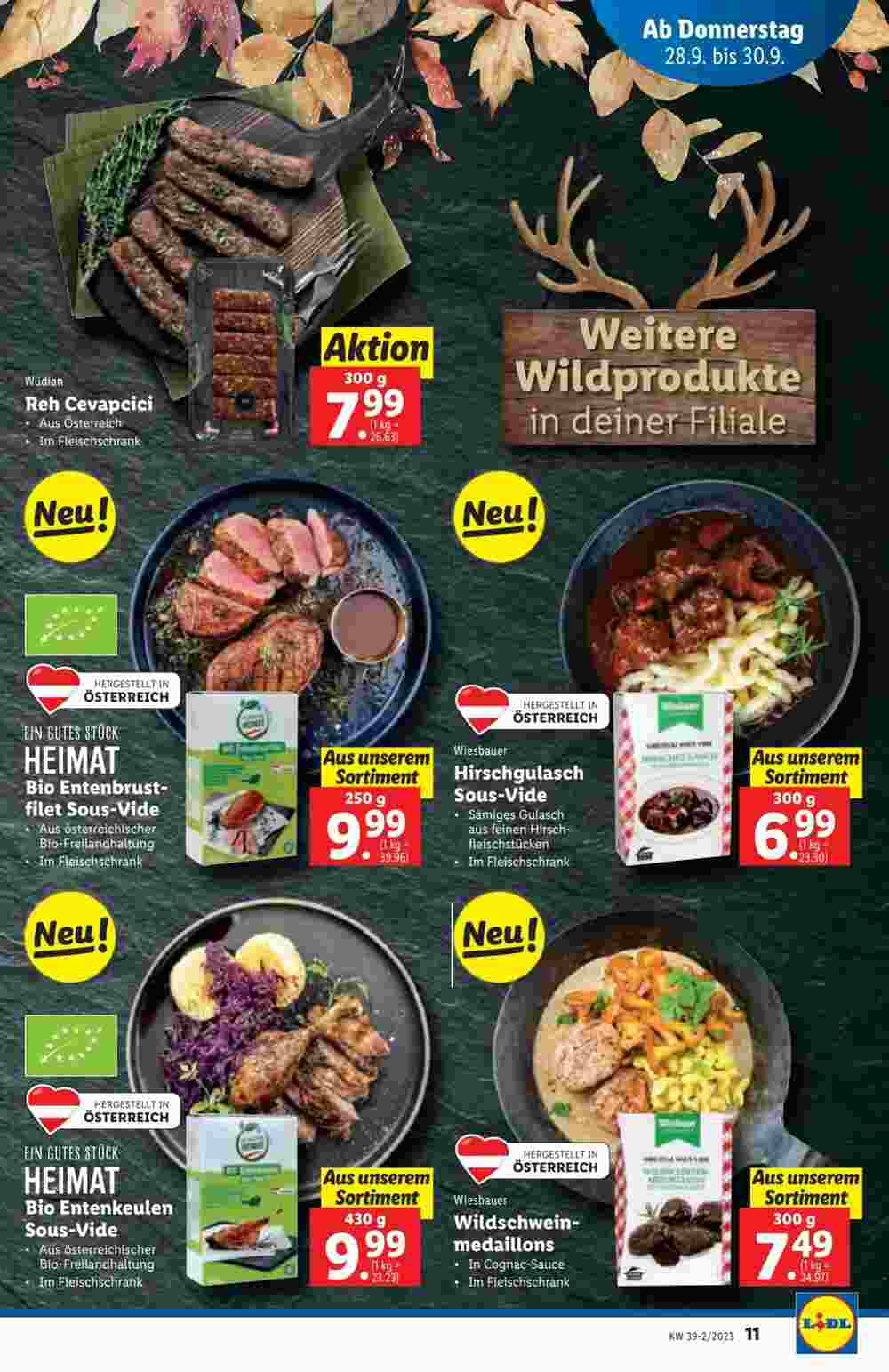 Lidl Flugblatt (ab 27.09.2023) - Angebote und Prospekt - Seite 11