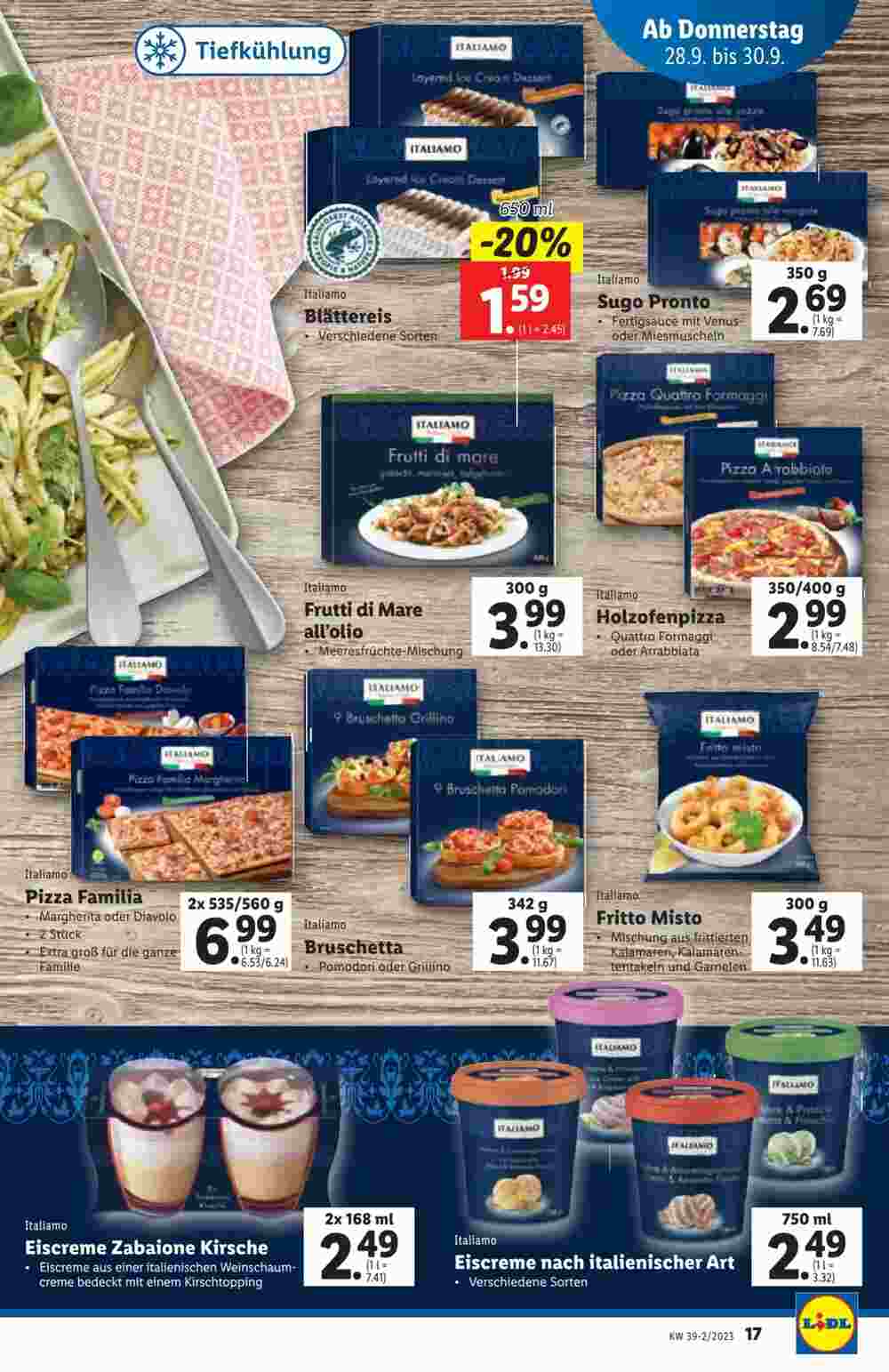 Lidl Flugblatt (ab 27.09.2023) - Angebote und Prospekt - Seite 17