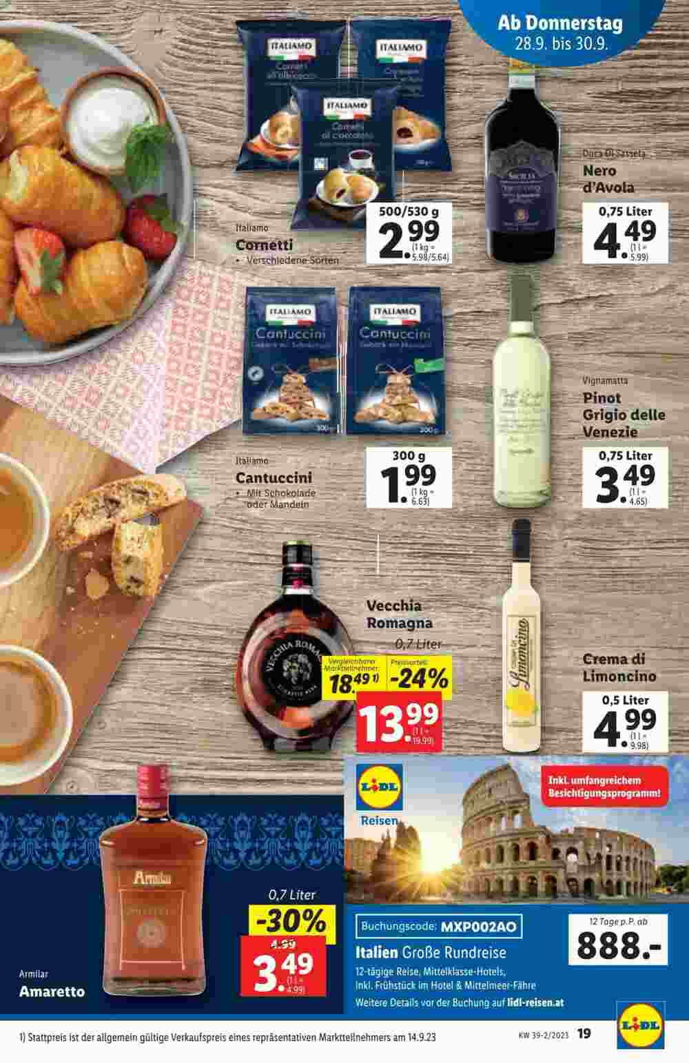 Lidl Flugblatt (ab 27.09.2023) - Angebote und Prospekt - Seite 19