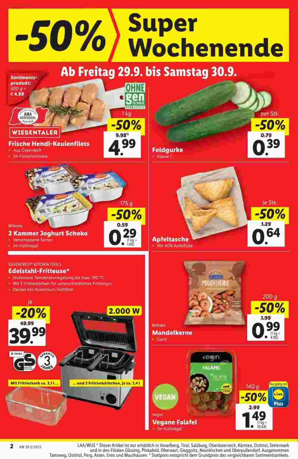 Lidl Flugblatt (ab 27.09.2023) - Angebote und Prospekt - Seite 2