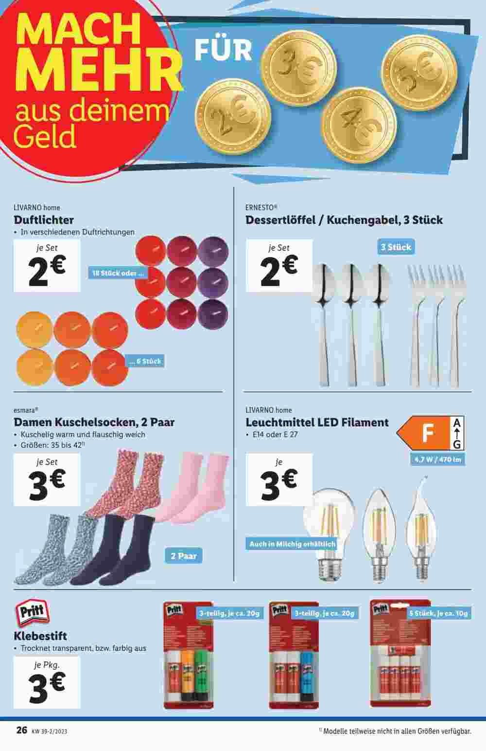 Lidl Flugblatt (ab 27.09.2023) - Angebote und Prospekt - Seite 26