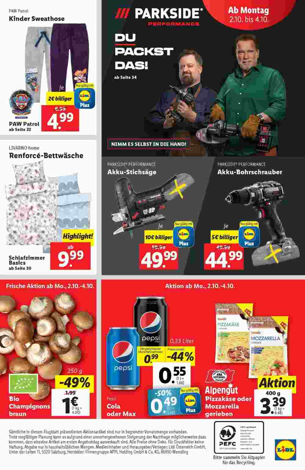 Lidl Flugblatt (ab 27.09.2023) - Angebote und Prospekt - Seite 50