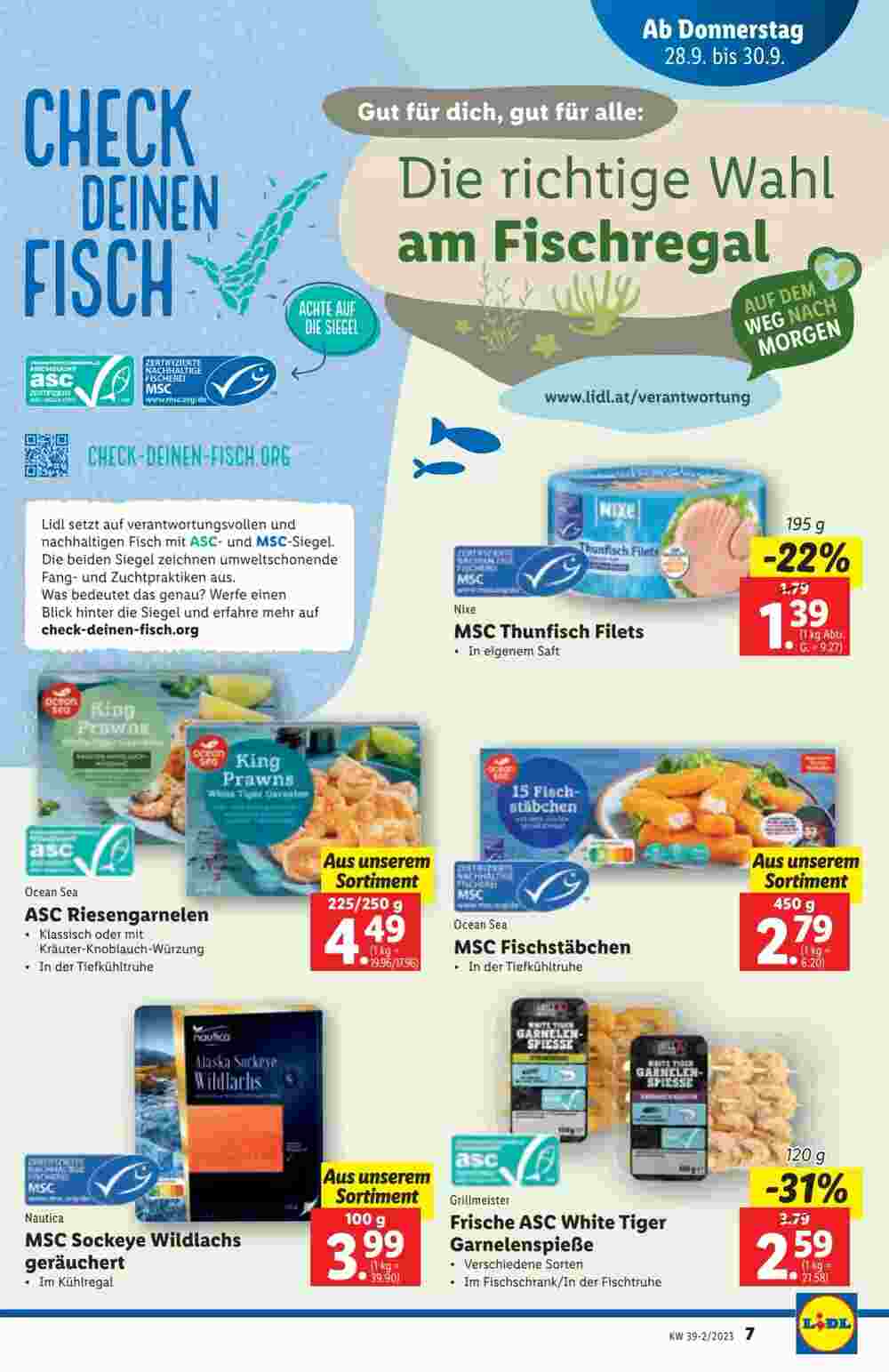 Lidl Flugblatt (ab 27.09.2023) - Angebote und Prospekt - Seite 7