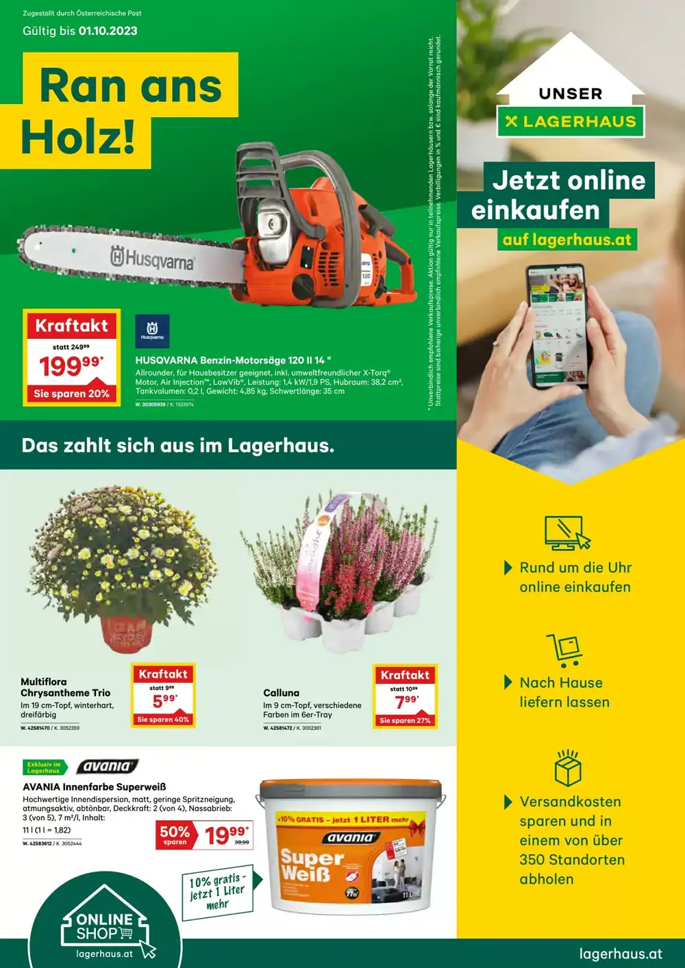 Lagerhaus Flugblatt (ab 27.09.2023) - Angebote Und Prospekt | Flugblatt ...