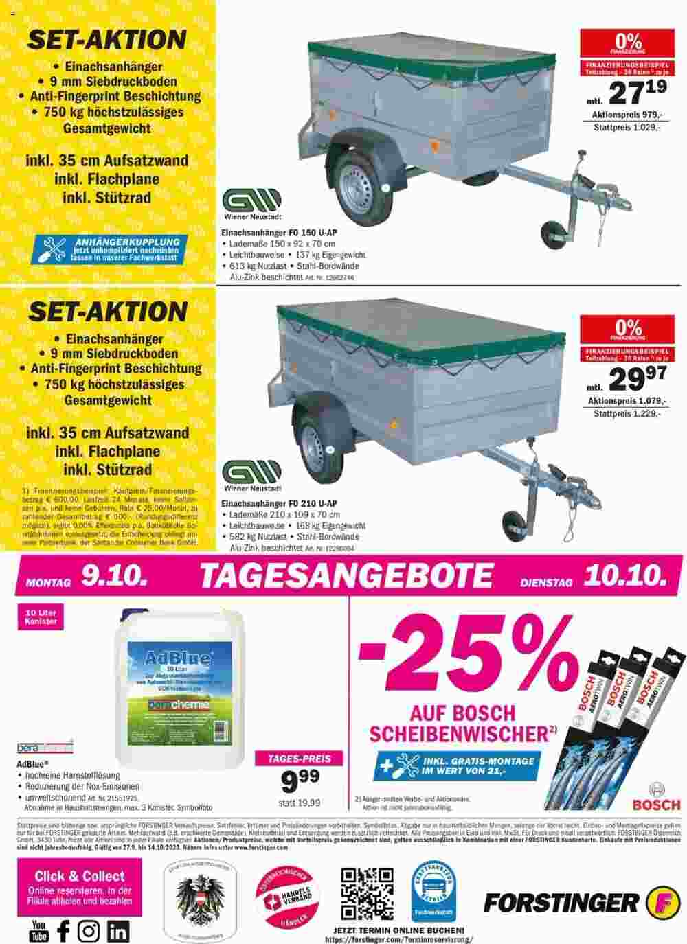 Forstinger Flugblatt (ab 27.09.2023) - Angebote Und Prospekt ...