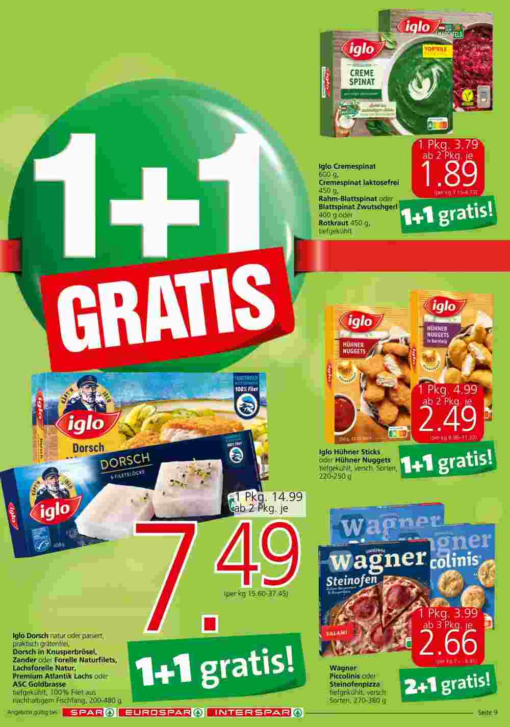 Spar Flugblatt (ab 28.09.2023) - Angebote und Prospekt - Seite 9