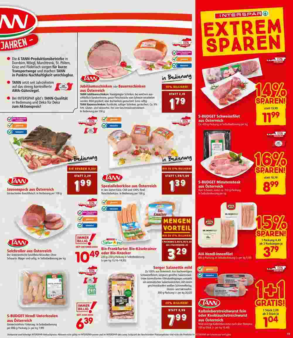 Interspar Flugblatt (ab 28.09.2023) - Angebote und Prospekt - Seite 11