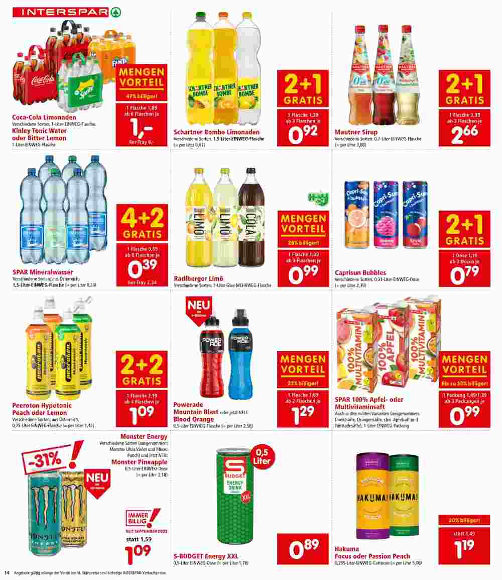 Interspar Flugblatt (ab 28.09.2023) - Angebote und Prospekt - Seite 14