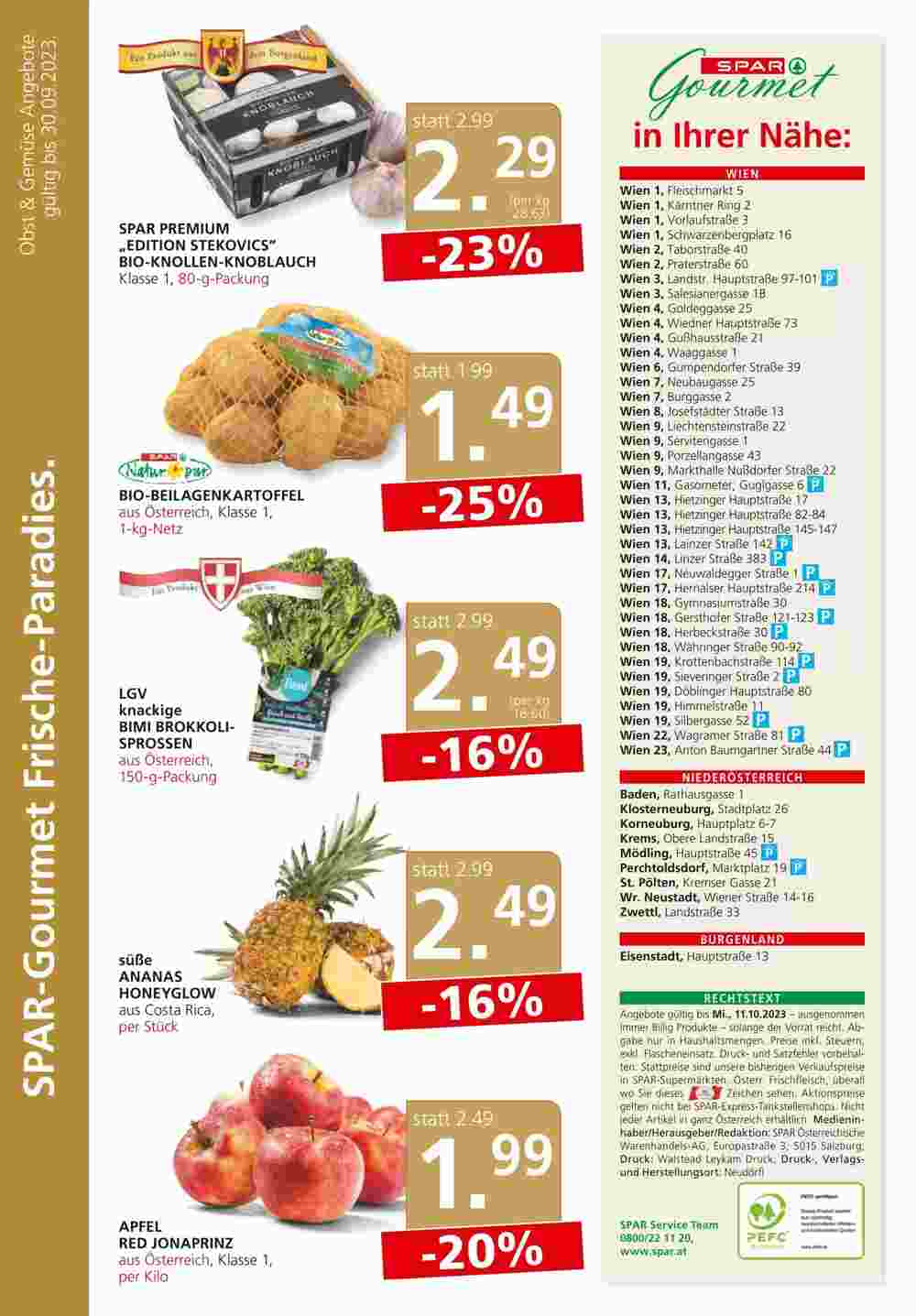 SPAR Gourmet Flugblatt (ab 28.09.2023) - Angebote und Prospekt - Seite 12